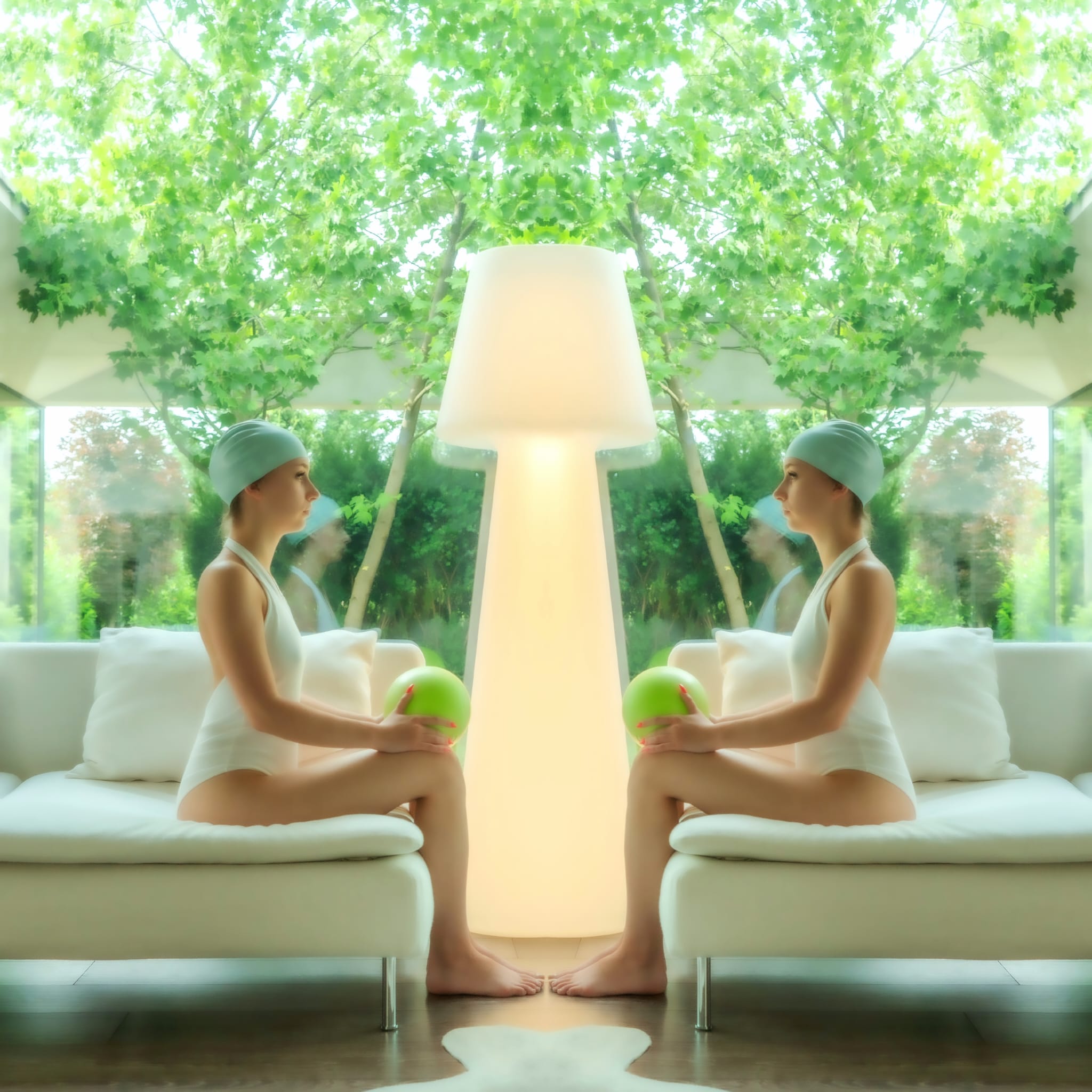 Dve ženy v pokojnom prostredí wellness